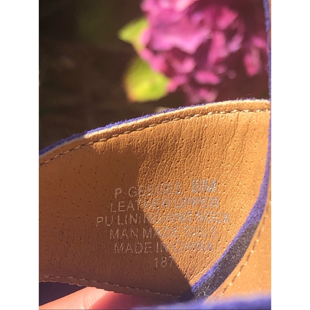 Steve Madden P GEE GEE Royal Blue Suede Platforms - Picture 12 of 13